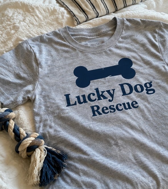 Customer photo of a custom rescue t-shirt